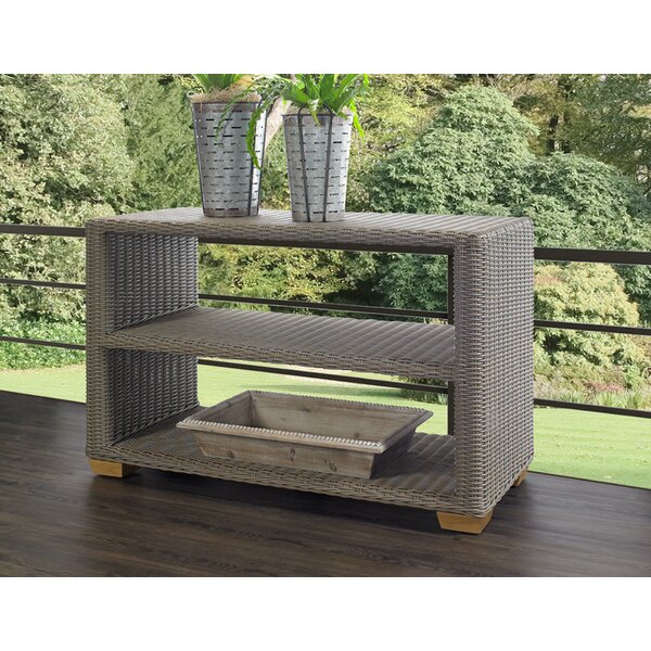 Outdoor Wicker Console Table | Wayfair